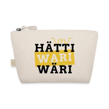 hätti wari wäri - if I had been I would have been I would be I - Organic Pouch - nature - Front