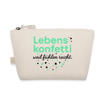 Lebenskonfetti - Was uns Frauen gefällt :-) - Bio-Täschchen - Natur - Vorne