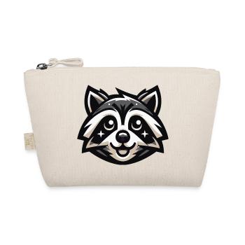 Raccoon Stareyes - Organic Pouch - nature - Front
