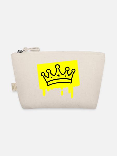 Crown Symbol - Organic Pouch - nature - Front