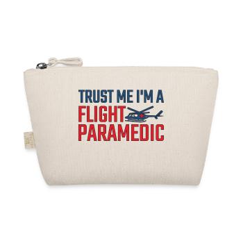 Flight Paramedic Trust me air rescue - Organic Pouch - nature - Front