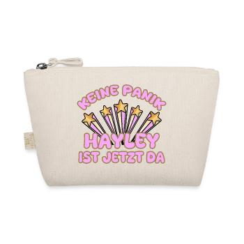 Hayley as a woman's name - Organic Pouch - nature - Front