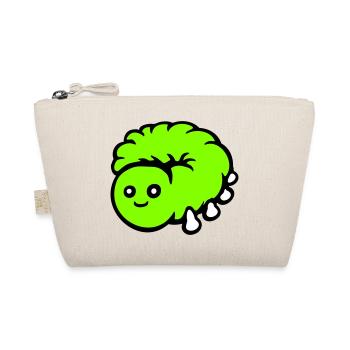 Chenille mignonne petite larve amicale ver heureux - Trousse biologique - nature - Devant