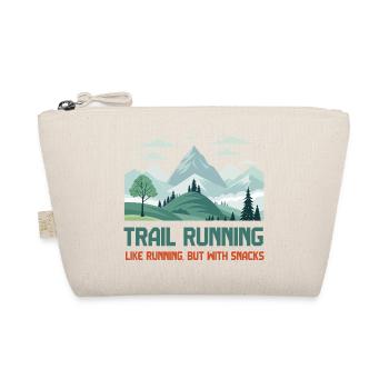 Trailrunning, wie Laufen, aber mit Snacks - Bio-Täschchen - Natur - Vorne