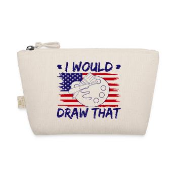 Cool Artist Usa Flag Je dessinerais cette idée cadeau - Trousse biologique - nature - Devant