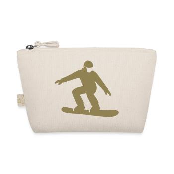 Silhouette de snowboarder Vacances d’hiver Sports d’hiver - Trousse biologique - nature - Devant
