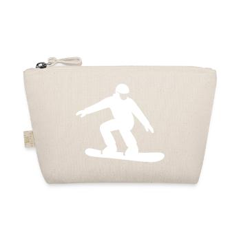 Silhouette de snowboarder Vacances d’hiver Sports d’hiver - Trousse biologique - nature - Devant