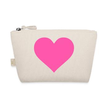 heart - Bio-Täschchen - Natur - Vorne