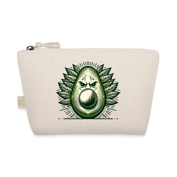Avocado Warrior Face - Organic Pouch - nature - Front