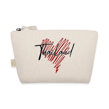 I love Thailand, heart Thailand - Organic Pouch - nature - Front