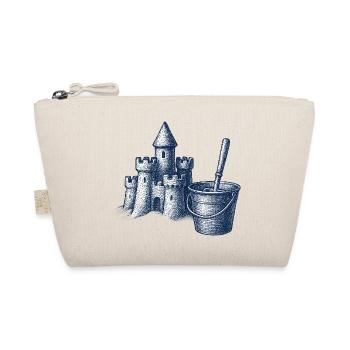 Conception fantaisiste de château de sable et de godet - Trousse biologique - nature - Devant