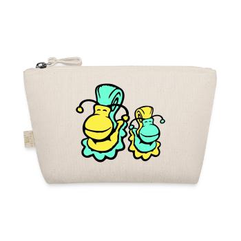 2 escargots coquille d'escargot enfant papa maman famille - Trousse biologique - nature - Devant