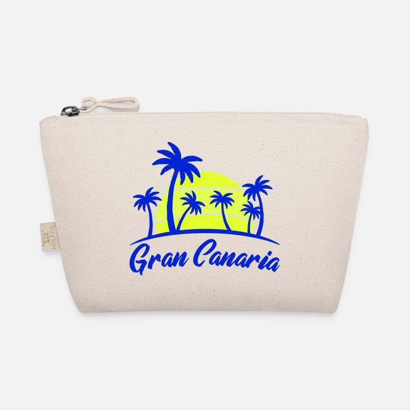 Gran Canaria sunset with palm trees - Organic Pouch - nature