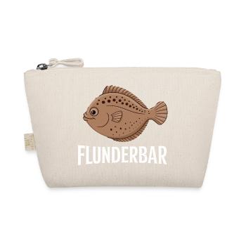 Flounder Bar Funny Flounder Word Game for Anglers - Organic Pouch - nature - Front