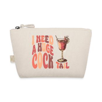 I need a cocktail word game adults - Organic Pouch - nature - Front
