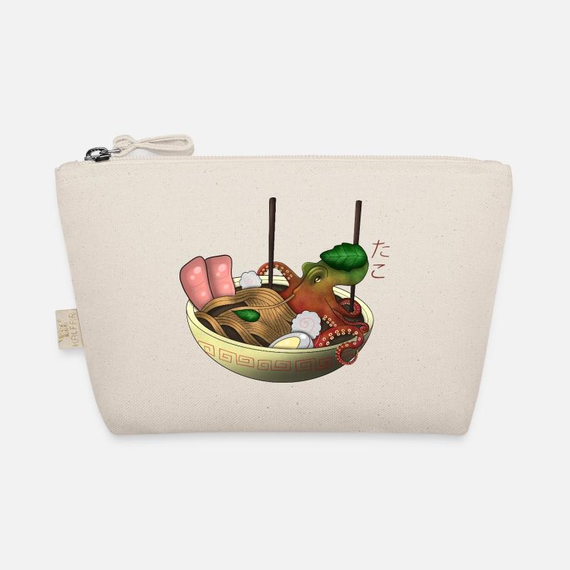 Octopus Ramen Bowl Art Organic Pouch