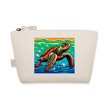 turtle - Organic Pouch - nature - Front