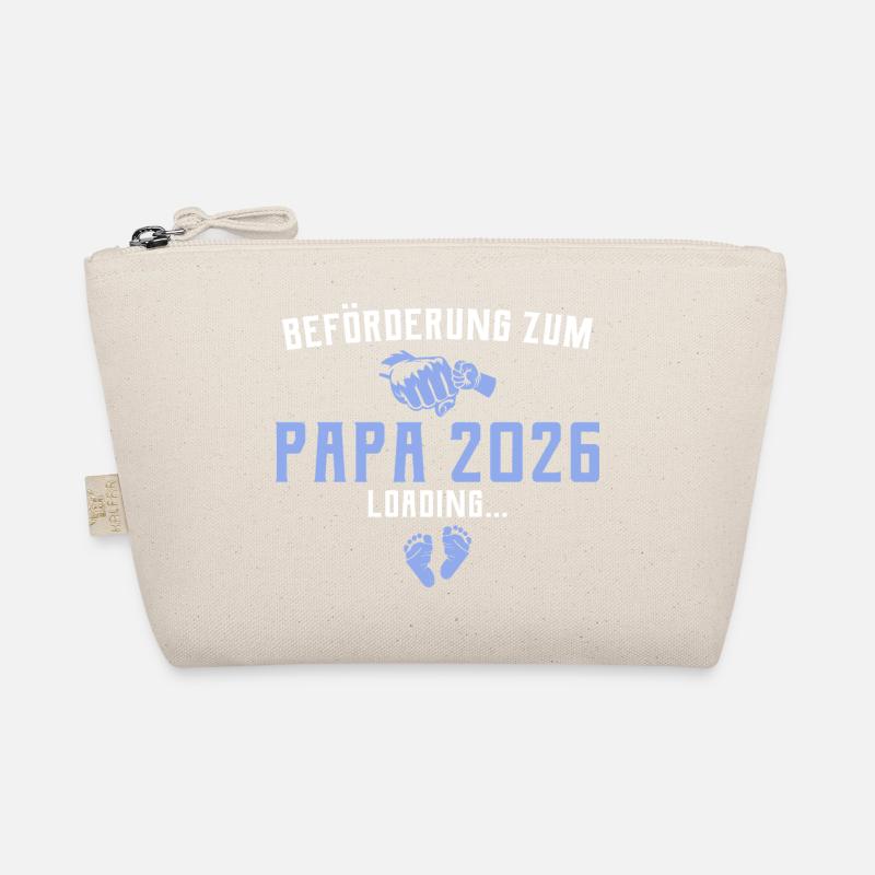 Beförderung zum Papa 2026 loading Bio-Täschchen