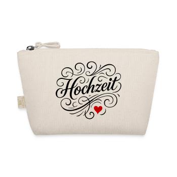 Coeur de mariage - Trousse biologique - nature - Devant