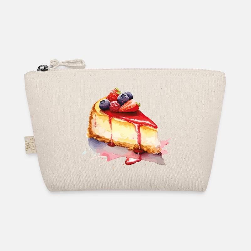 Gâteau au fromage Aquarelle Fruit Graphique Trousse biologique