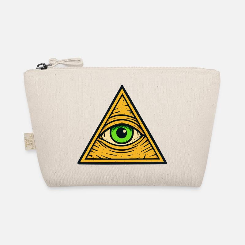 All-Seeing Eye Triangle Organic Pouch