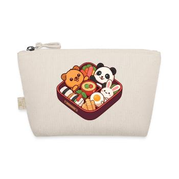 Anime Animal Sushi Box – Cute Trio - Bio-Täschchen - Natur - Vorne