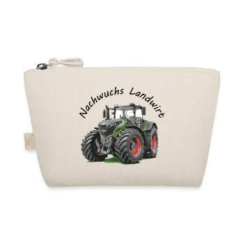 Nachwuchs Landwirt – Bauernhof Traktor Kinder Baby - Bio-Täschchen - Natur - Vorne