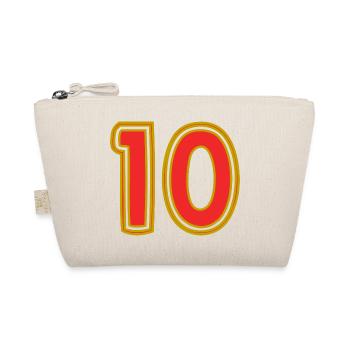 10. 10 YEARS. 10th ANNIVERSARY. 10 YEAR ANNIVERSARY. - Organic Pouch - nature - Front