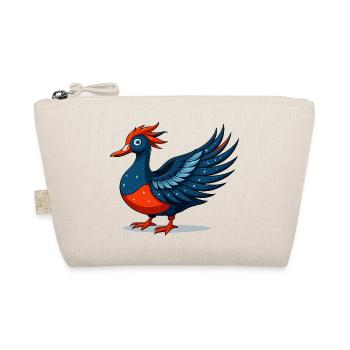 Winged blue star eagle - Organic Pouch - nature - Front