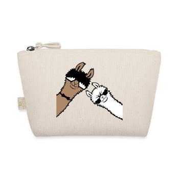 2 Cool Lamas Lunettes de soleil Funny Nerd Friends - Trousse biologique - nature - Devant