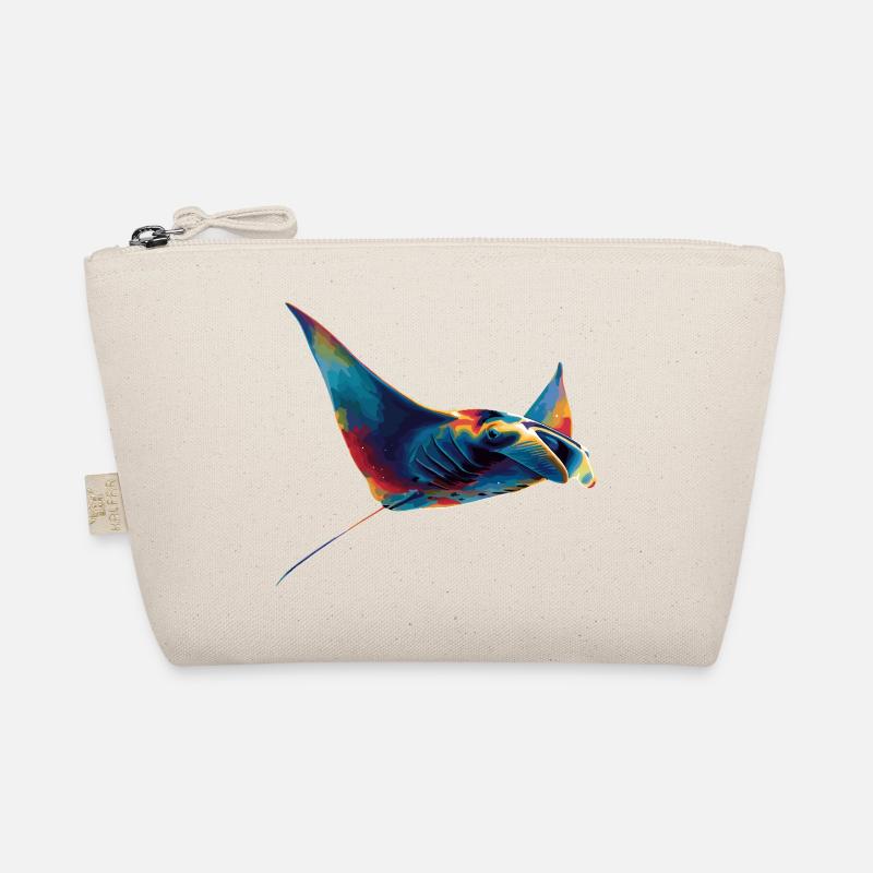 Manta Rochen Teufelsrochen Stachelrochen Taucher Bio-Täschchen