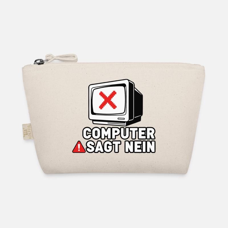 Computer Sagt Nein Retro Pixel Bio-Täschchen