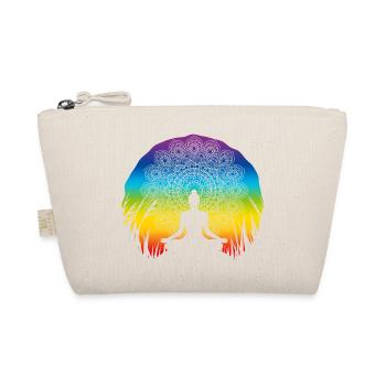 Conception spirituelle du mandala yoga dans les couleurs des chakras - Trousse biologique - nature - Devant
