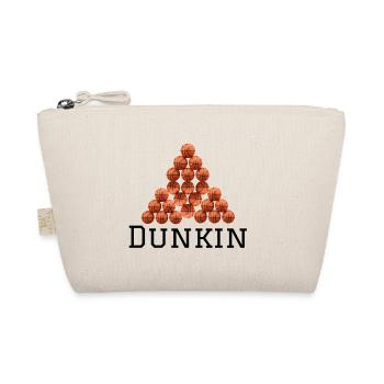 Basketball-Pyramiden-Logo - Bio-Täschchen - Natur - Vorne