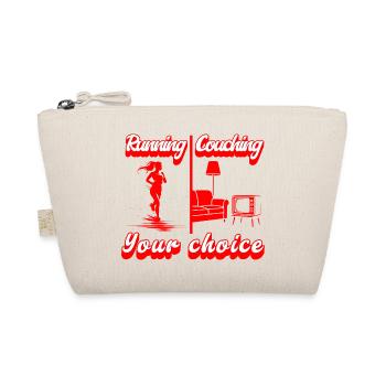 Running or couching? The choice is yours! - Organic Pouch - nature - Front