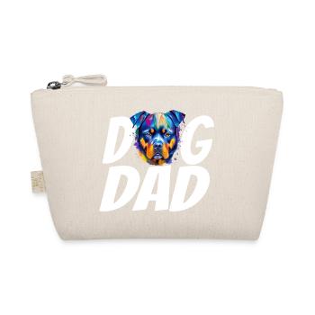 Dog Dad Rottweiler Shirt – Stolzer Rottweiler-Besitzer - Bio-Täschchen - Natur - Vorne