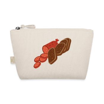 Salami Brot Cartoon - Bio-Täschchen - Natur - Vorne