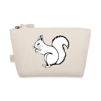 Squirrel T-shirt Gift Nature Lover - Organic Pouch - nature - Front