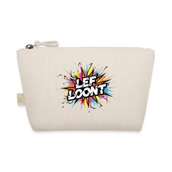 Guts Pays Off Comic Explosion Text - Organic Pouch - nature - Front