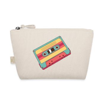 Cassette rétro colorée des années 80 - Trousse biologique - nature - Devant