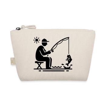 Fishing & Fishing | Petri Heil Hobby Logo - Organic Pouch - nature - Front