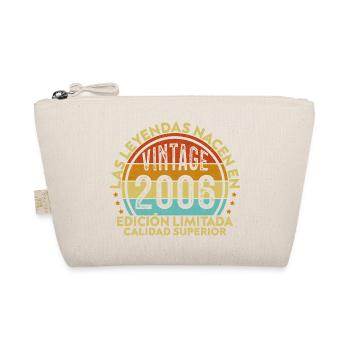 20th Birthday 20th Anniversary Vintage 2006 - Organic Pouch - nature - Front