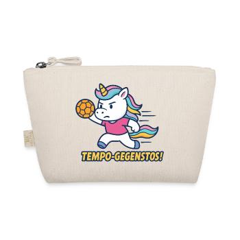 Tempo de handball licorne, motif drôle, cadeau - Trousse biologique - nature - Devant