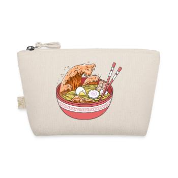 Japanisches Ozeanwellen-Ramen-Nudelsuppen-Kunstgeschenk - Bio-Täschchen - Natur - Vorne