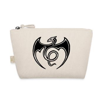 Flying Black Dragon - Organic Pouch - nature - Front