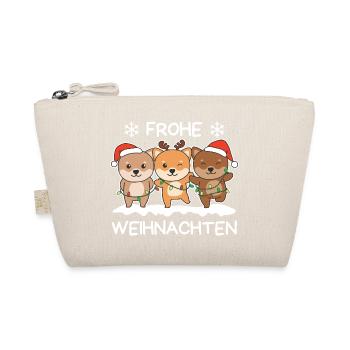 Joyeux Noël Shiba Inu Chiens de la veille de Noël - Trousse biologique - nature - Devant