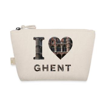 I Love Ghent – Gothic Architectural Design - Organic Pouch - nature - Front