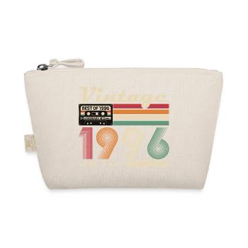 Original 1996 Vintage Vintage Birthday Retro - Organic Pouch - nature - Front