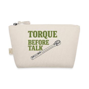 Tractor Mechanic Diesel Repair Tech - Organic Pouch - nature - Front