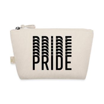Pride-Typografie-Kontrastmuster - Bio-Täschchen - Natur - Vorne
